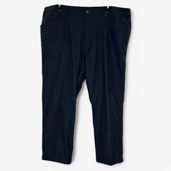 Lululemon ABC Classic Fit 5 Pocket Pant Mens Sz 40 Warpstreme Obsidian M5A43S - Picture 1 of 10